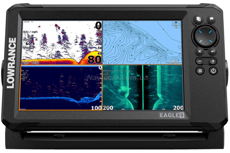 Ехолоти для береговика та човняра 2D vs SideDown Imaging