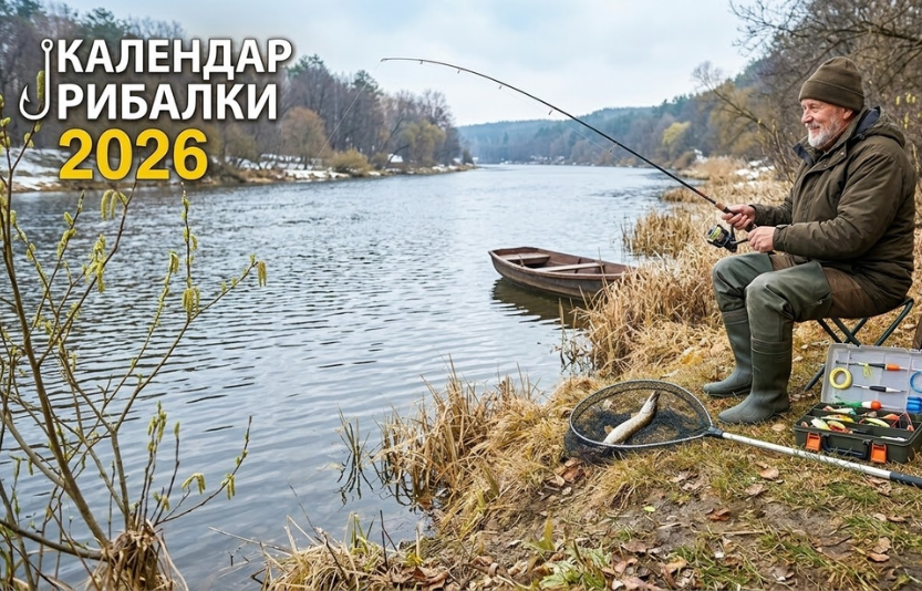 Календар рибалки 2026